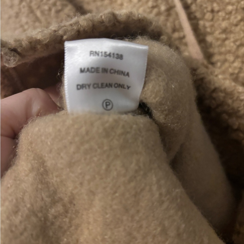 STAUD Sherpa Hoodie in Mocha - Picture 3 of 5